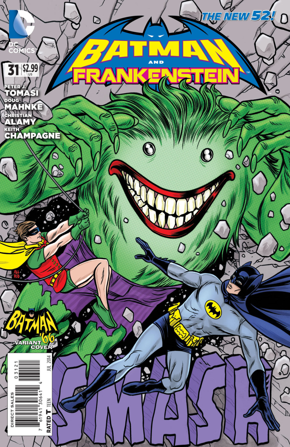 2014.07-BatmanFrankenstein31-MichaelAllred-Batman66Variant