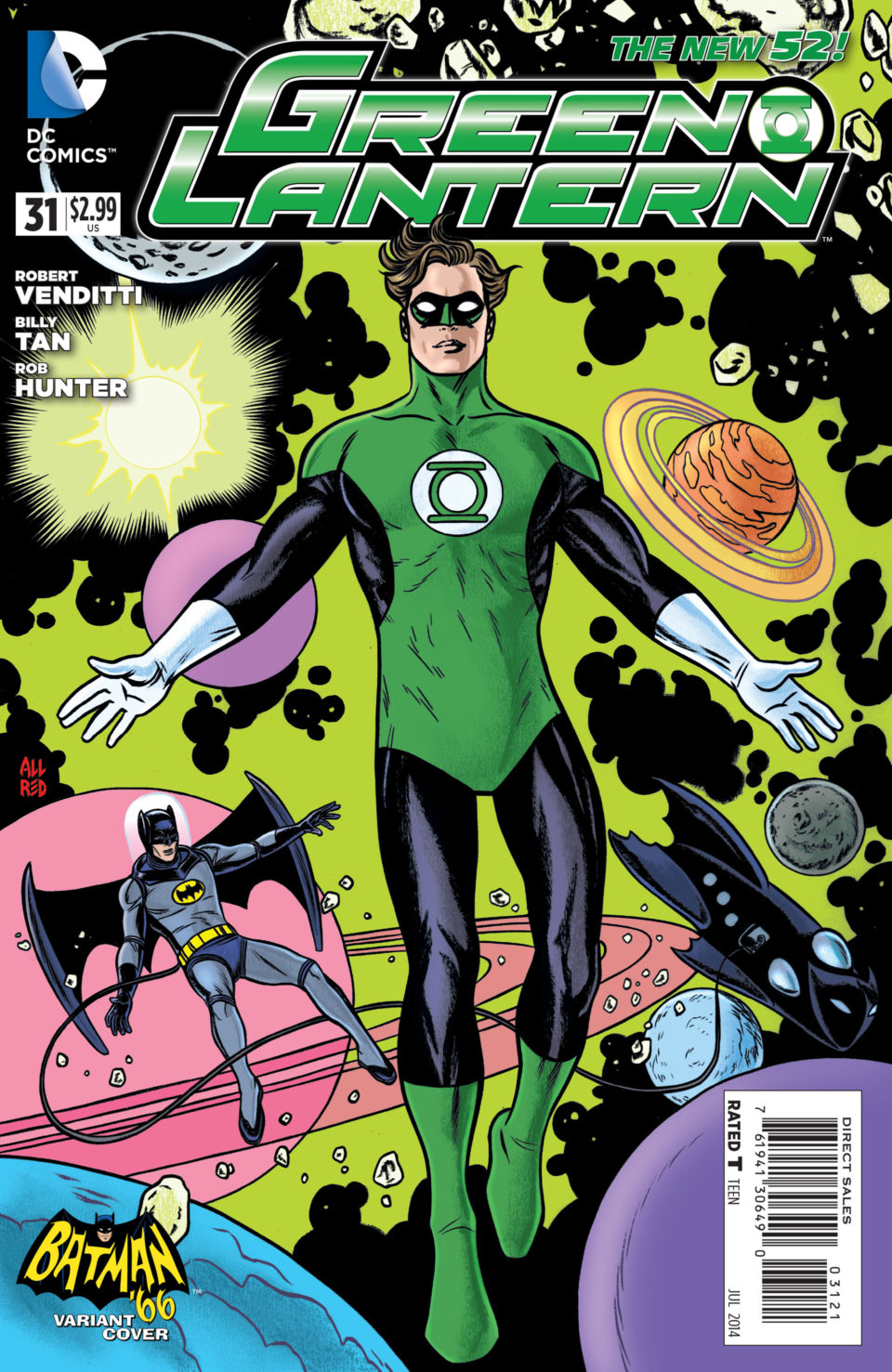 2014.07-GreenLantern31-MichaelAllred-Batman66Variant